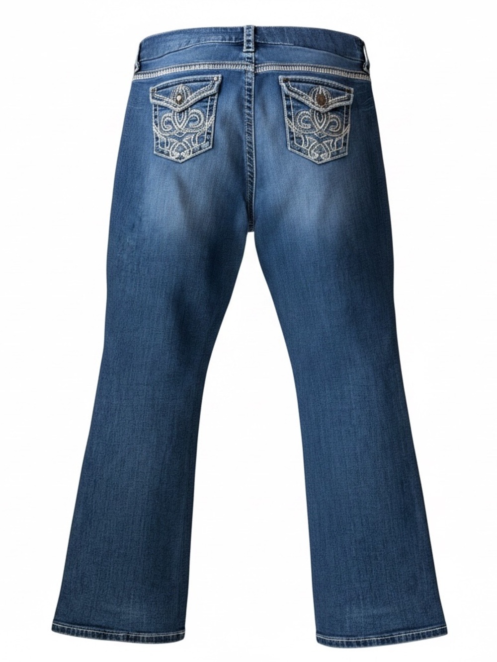 Miss Me Women’s Blue Embroidered Back Pocket Jeans